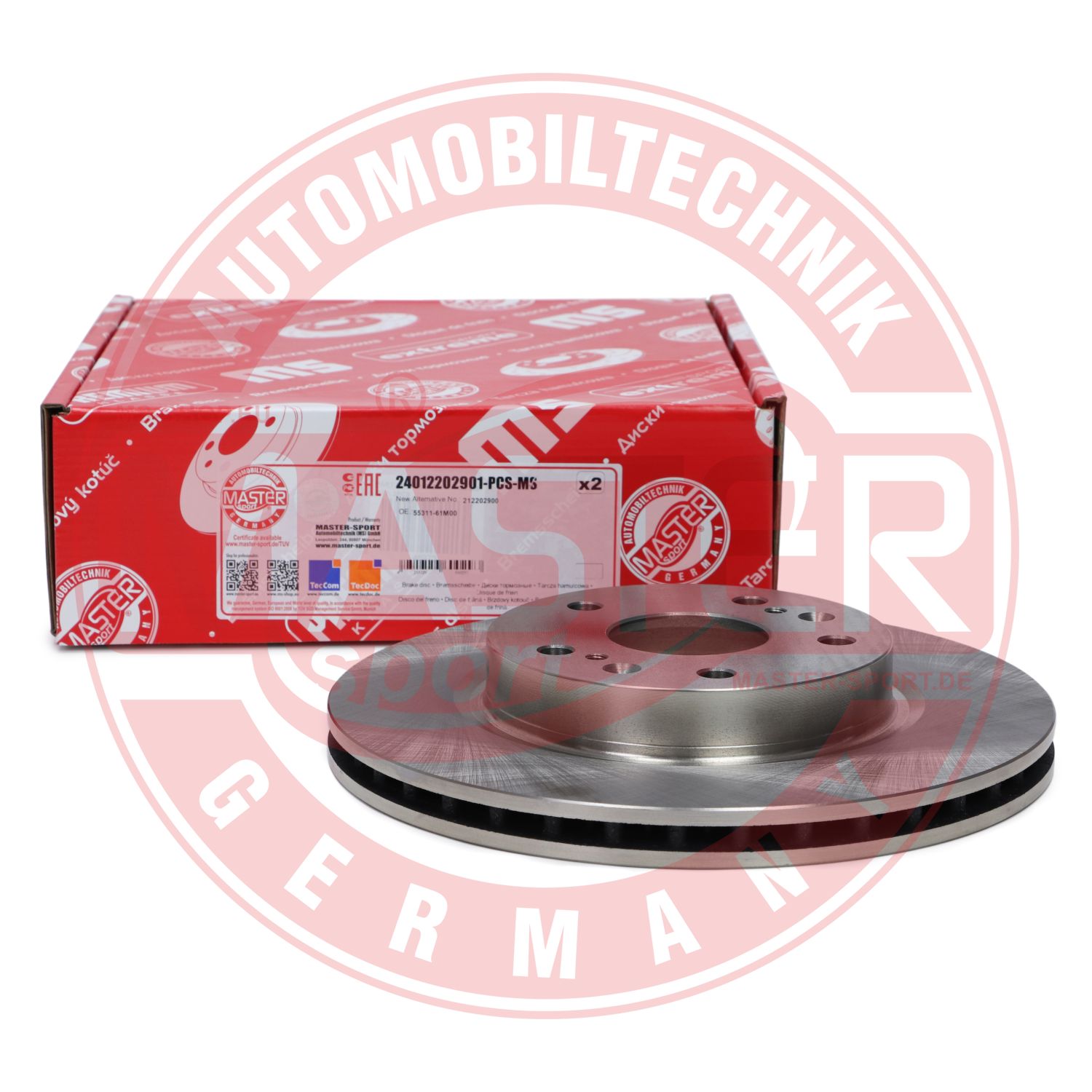 Disc frana MASTERSPORT GERMANY 24012202901-PCS-MS